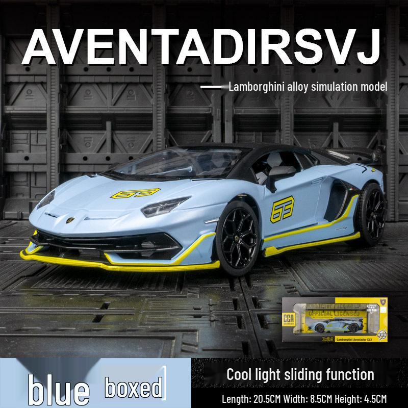 

Caipo 68272K SVJ63 Alloy Supercar Model with Sound & Light - Racing Toy for Boys