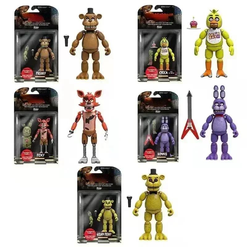 NEW FNAFs bear's midnight harem five nights joint movable detachable game peripheral hand office boy Freddy's