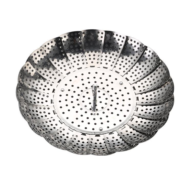 Stainless Steel Folding Steamer Basket Tray