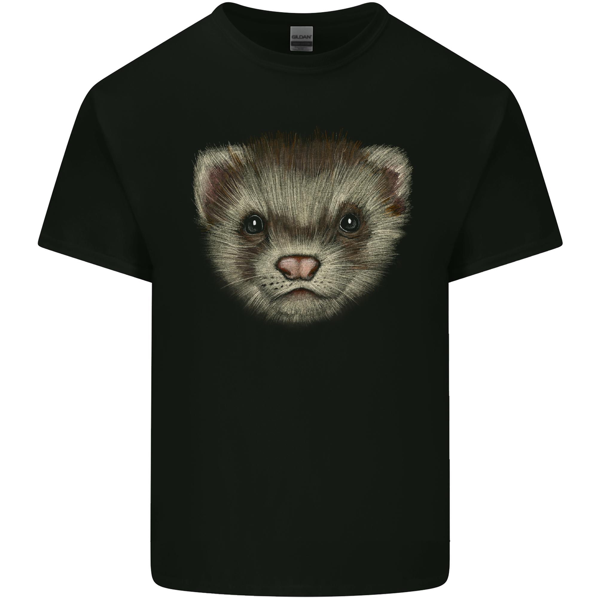 A Ferret Head Unisexs Light Cotton TShirt S