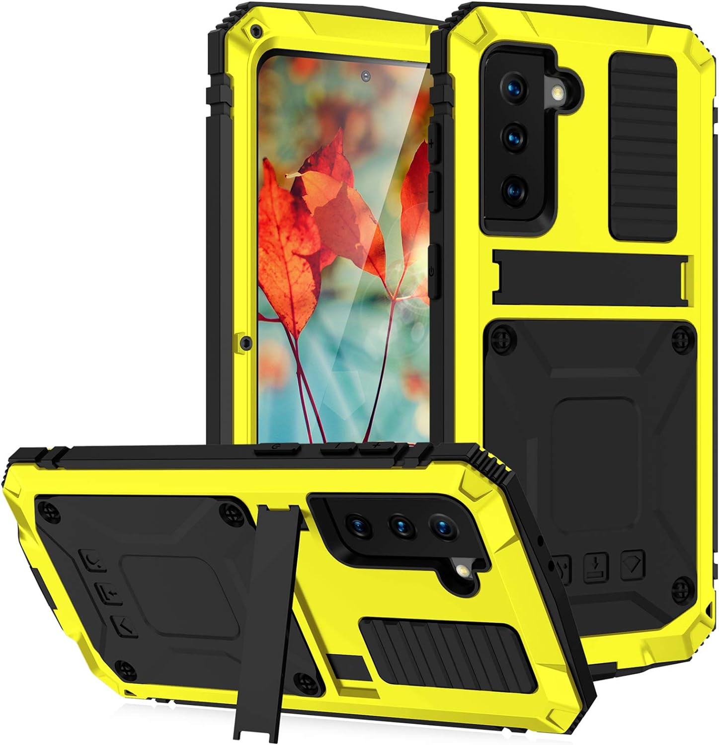 

Для Samsung S24 S23 S22 S21 Plus S20 Ультра Роскошный Алюминиевый Металлический Противоударный Военный Чехол Сверхмощный Жесткий Чехол Защитная Пленка Для Экрана Aluminum Metal&For Galaxy S21 Ultra