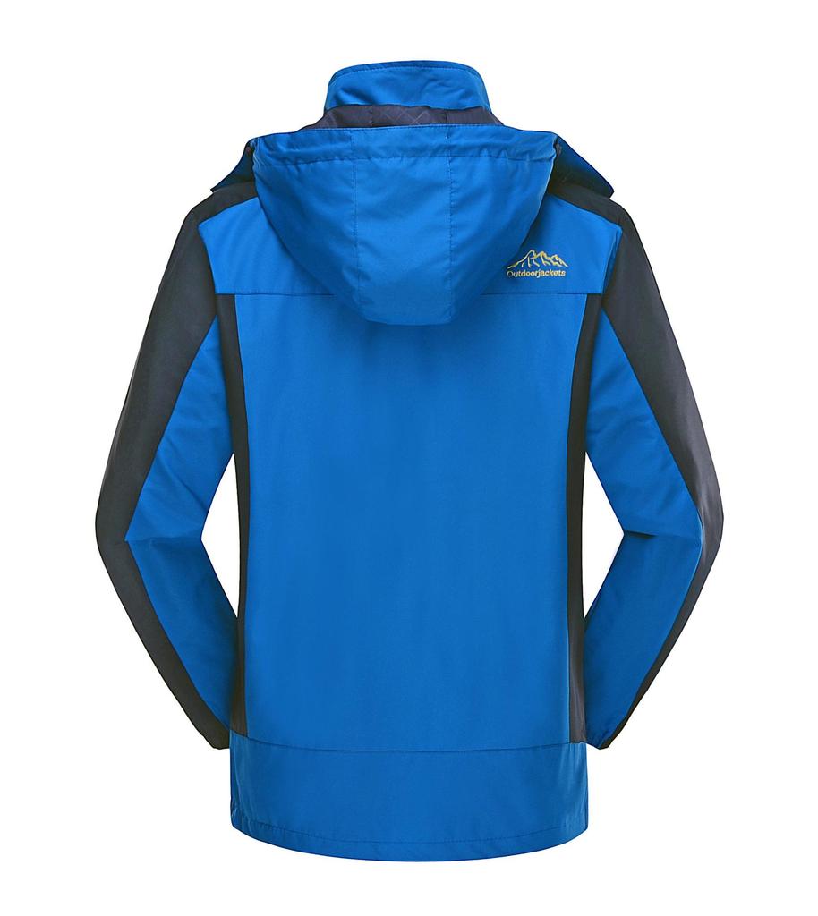 Autumn/Winter Plus Size Men's Windbreaker for Outdoor Sports and Mountaineering