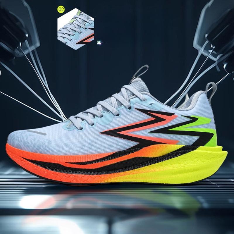 High Quality Marathon Men Running Shoes Breathable Road Jogging Women'S Sports Shoes Soft Cushioning  Outoor Nonskid Sneakers
