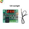 W1209 12V DC Digitaler Temperaturregler Platine Mikro Digitaler Thermostat 10A Ein-Kanal Relais Wasserdichter Sensor für HLK