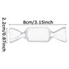 WTEMPO Transparent Creative Small Gifts Packaging Boxes with Lids Sturdy Mini Plastic Boxes In The Shape of Small Candies Festive Decor Clear Boxes