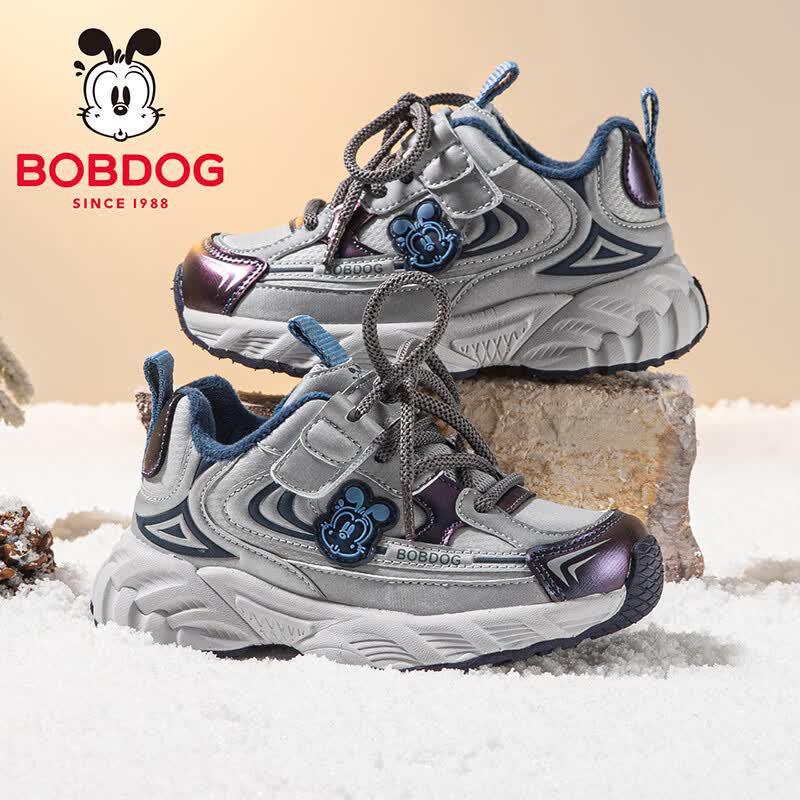 BOBDOG Kids Winter Warm Sports Sneakers 36