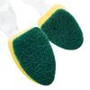 Kitchen Cleaning Supplies Brushing Pot Sponge Brush(Optional 1 Brush With Handle And 2 Refill Replacement Heads), Detachable Handle Adding Cleaner