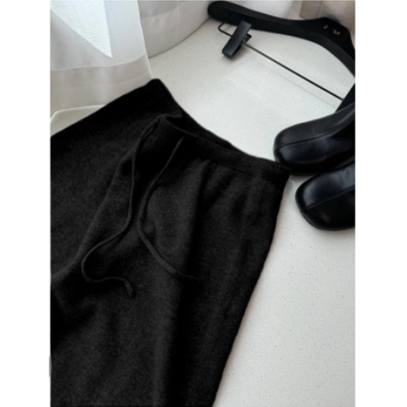 

Boss s Pick: Women s Super Warm Slimming Knit Wide-Leg Pants - New Trendy Casual High-Waisted Straight-Leg for Autumn/Winter. XL
