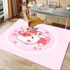 Office Rug Kitty, Hearts Anti-Slip Rug, Machine Washable for Living Room, Bedroom, Office, Multiple Sizes, Bedroom Mat, Decorative Mat, Durable Mat, L