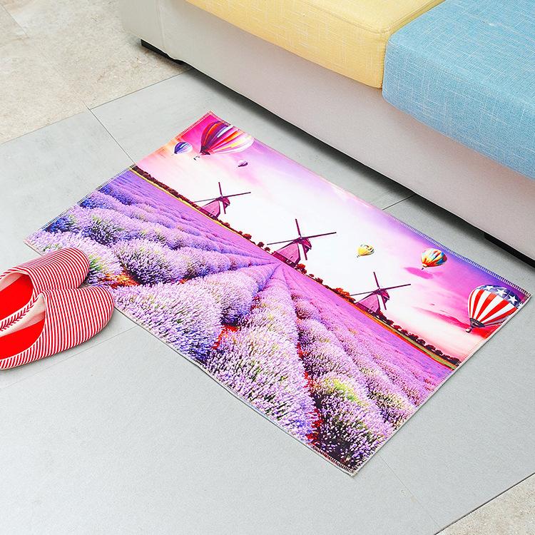 Home Cartoon Door Mat 3D Carpet 3D Print Carpet Home Bathroom Anti Slip Floor Mat Door Mat