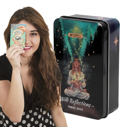 1 Box of Tarot Cards, Gold Plated Tarot Cards with Paper Instructions, Divination Game, Guided Tarot Card Deck, Tarot Cards Enhance Intuition and Pers
