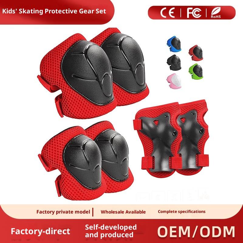 Children's Knee Protective Suit Flexible EVA Breathable Thick Winter Knee Wrist Elbow Roller Skating Protective Sports Equipment