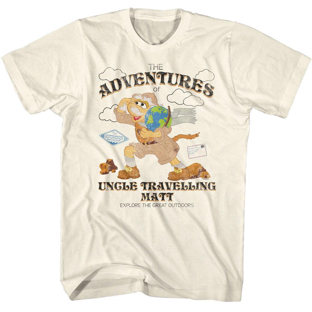 Fraggle Rock Adventures of Uncle Traveling Matt Men T Shirt Explore the Great XXXXL