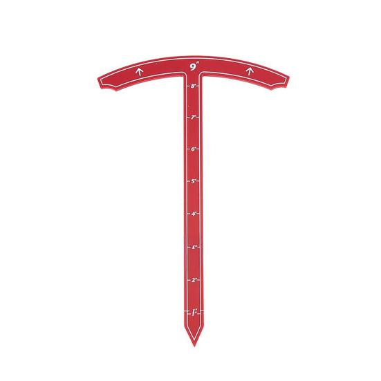 Perimeter Measurement Stick Acrylic Depth Measuring Tool T Shape Measuring Ruler for Tabletop Wargames Accurate Gaming Measurement
