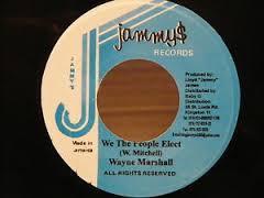 

7-дюймовая пластинка WAYNE MARSHALL - We The People Elect NONE Jammy s Records 2003 Ямайка Регги, Ска и Даб Б/У