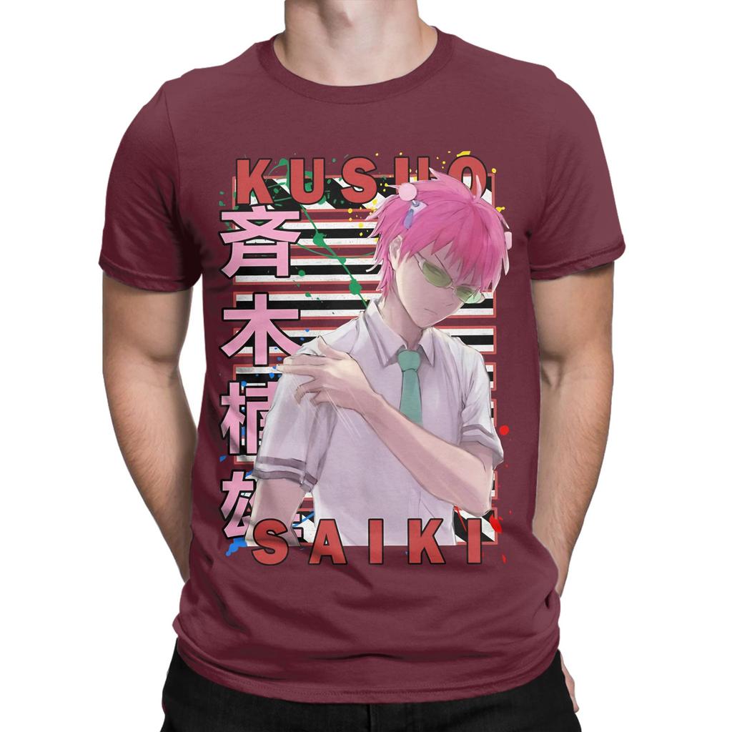 Kusuo Saiki Saiki K Urban Anime Design Funny Graphic 100 Cotton Tshirt Saiki Tops Tees For Unisex