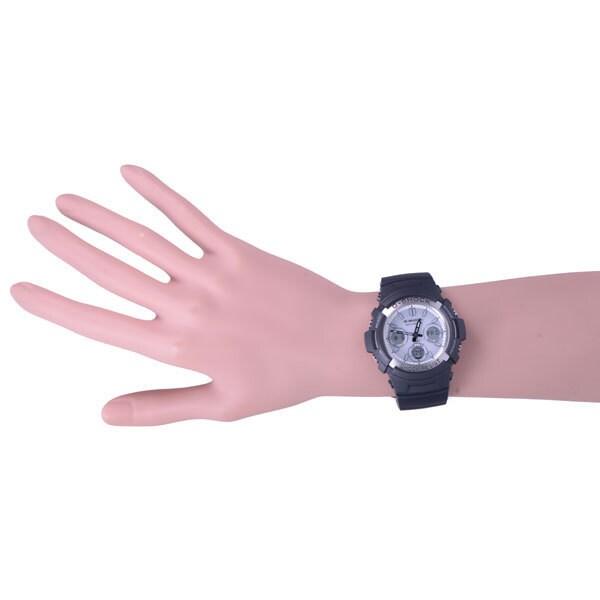 Casio Pánské G-SHOCK AWG-M100S-7AJF [světlo stínící disperze SOLAR] Kulaté hodinky Černé Nerez