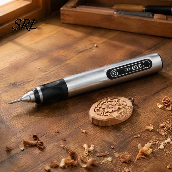 Rechargeable Engraving Pen Cordless Machines with Bits, USB Mini Electric Engraver Etching Professional Crafting Drill Kit Machines, Adjustable Speed