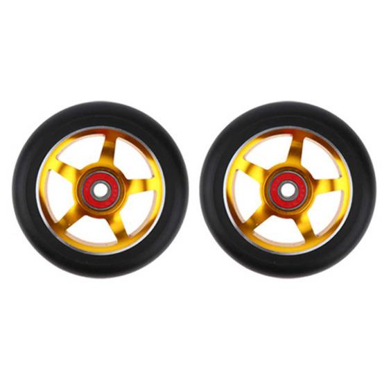 Professional Replacement Elastic 100mm Stunt Scooter Wheel with Bearing Bushings
