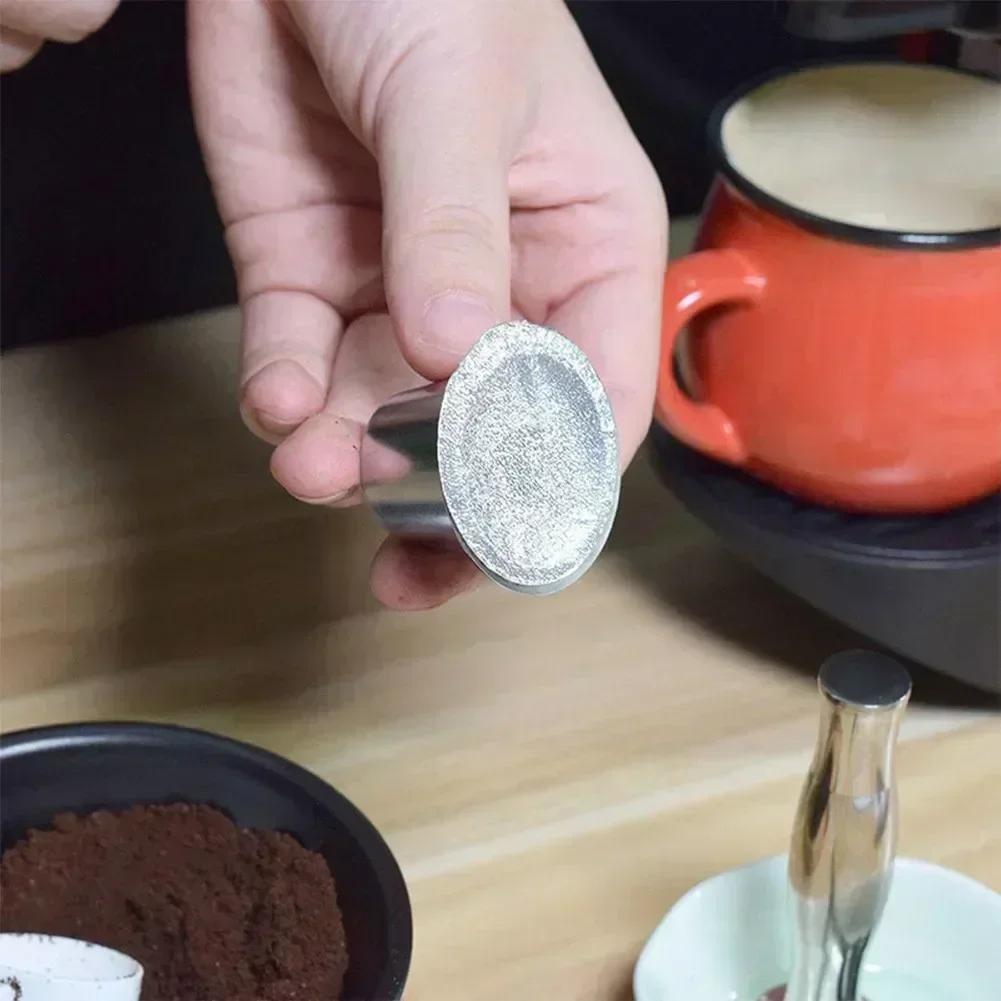 Single Use Coffee Capsule Foil Lids High Sealing Ability Convenient for Filling Available in Multiple Quantities