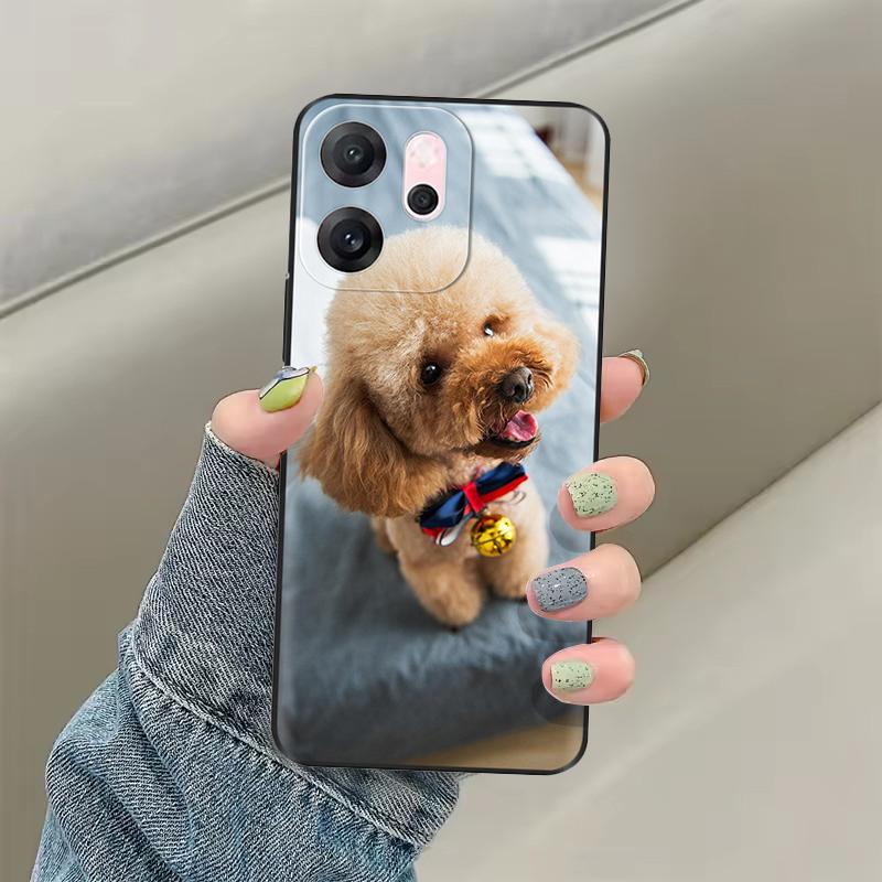 Per OPPO Reno14 F Custodia CPH2743 Cover Morbida in Silicone Gatto Carino Dipinto Protezione Fundas Per OPPO Reno 14F Reno14F Cover Posteriore Borse