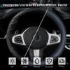 NEW Car Steering Wheel Sleeve Without Inner Ring Direction Sleeve Leather Handle Sleeve Universal Handle Sleeve Elastic Band
