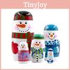 Traditional Russian Matryoshka Snowman Doll Perfect For Home And Office
