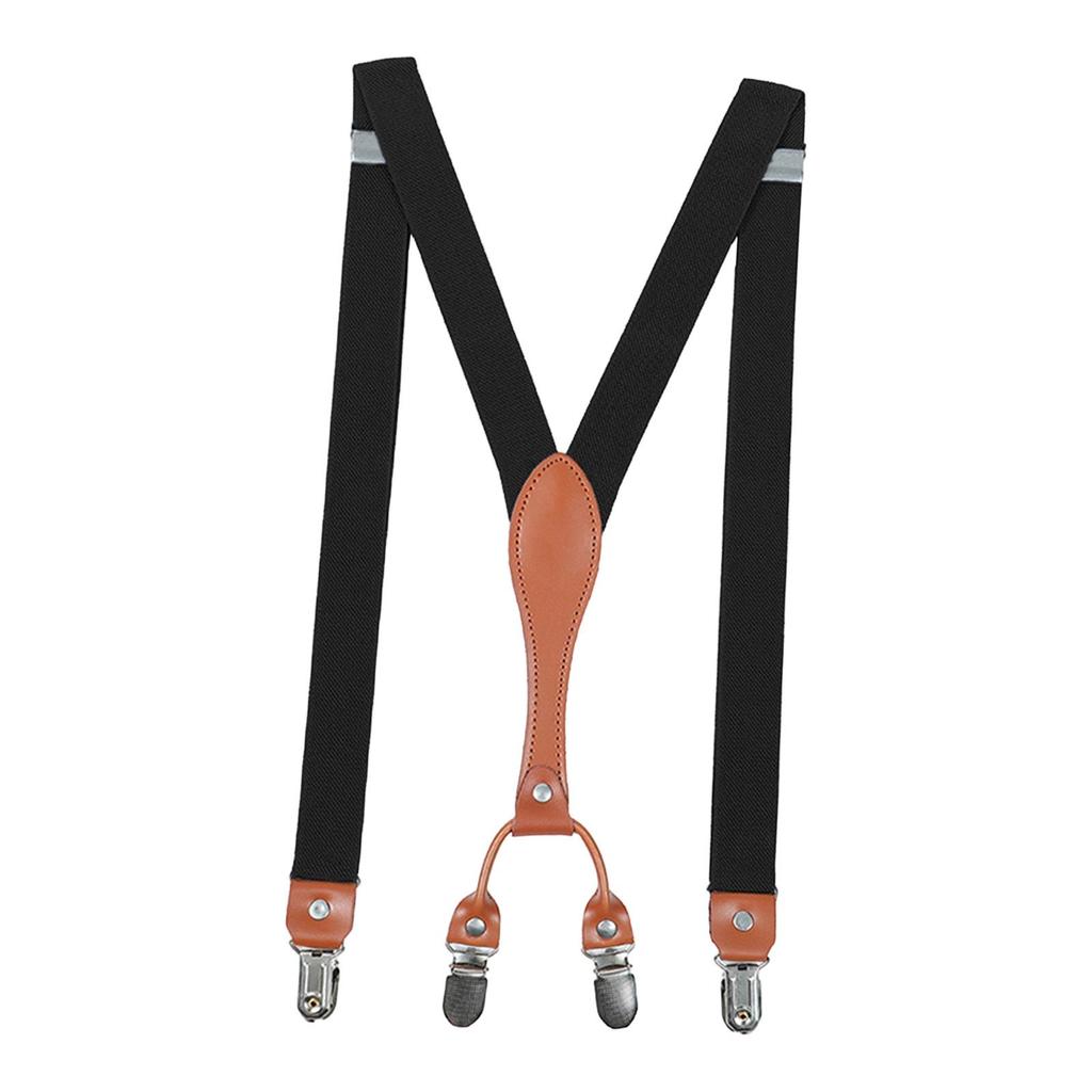 Suspender for Men Gift with Button End Tuxedos Shirts Jeans T Shorts
