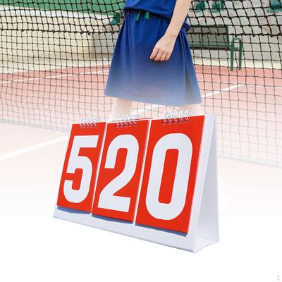 Flip Scoreboard Score Flipper 3 Digits Scorekeeper Keeper for Volleyball