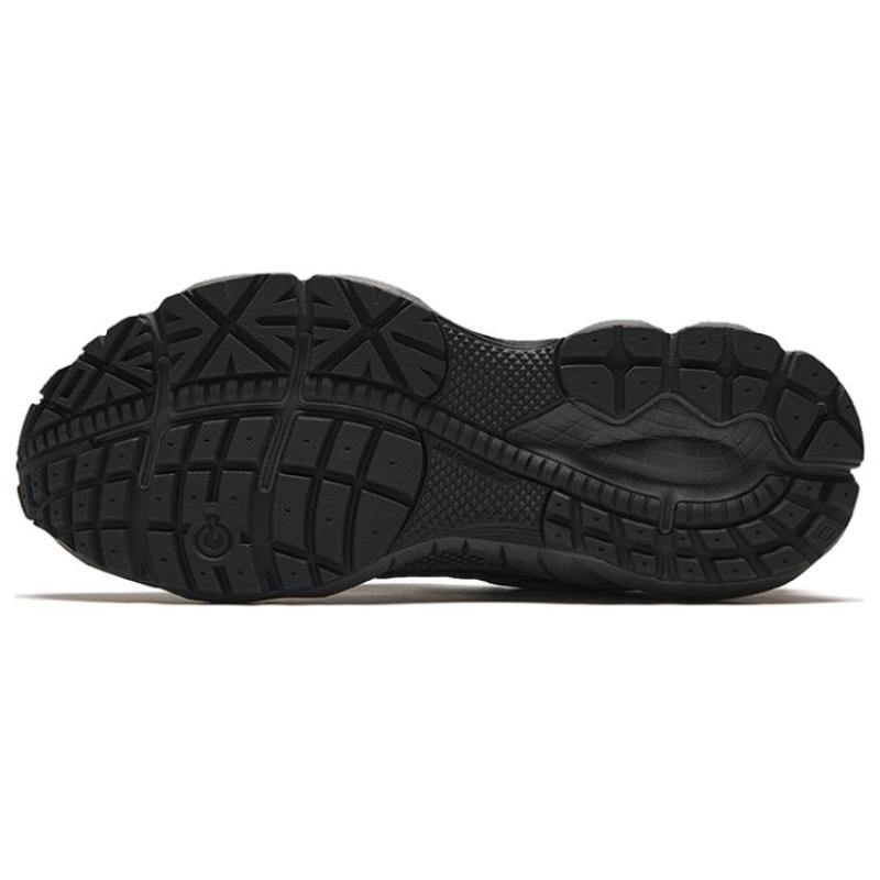 Anta Champion AG G02 Comfortable Round Toe Cushioning Slip Resistant Low Top Casual Running Shoes Men's Black Sneakers 112418802A-1