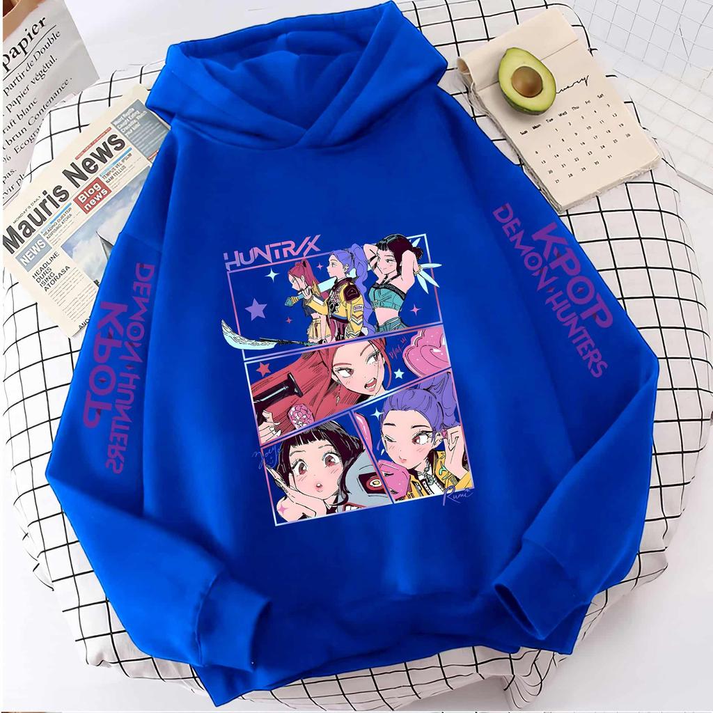 Y2K KPop Mikiny Lovci démonov Dospievajúce Dievčatá Chlapci Rumi KPop Mikina Lovci démonov Jeseň Ležérny Dlhý Rukáv Detské Oblečenie