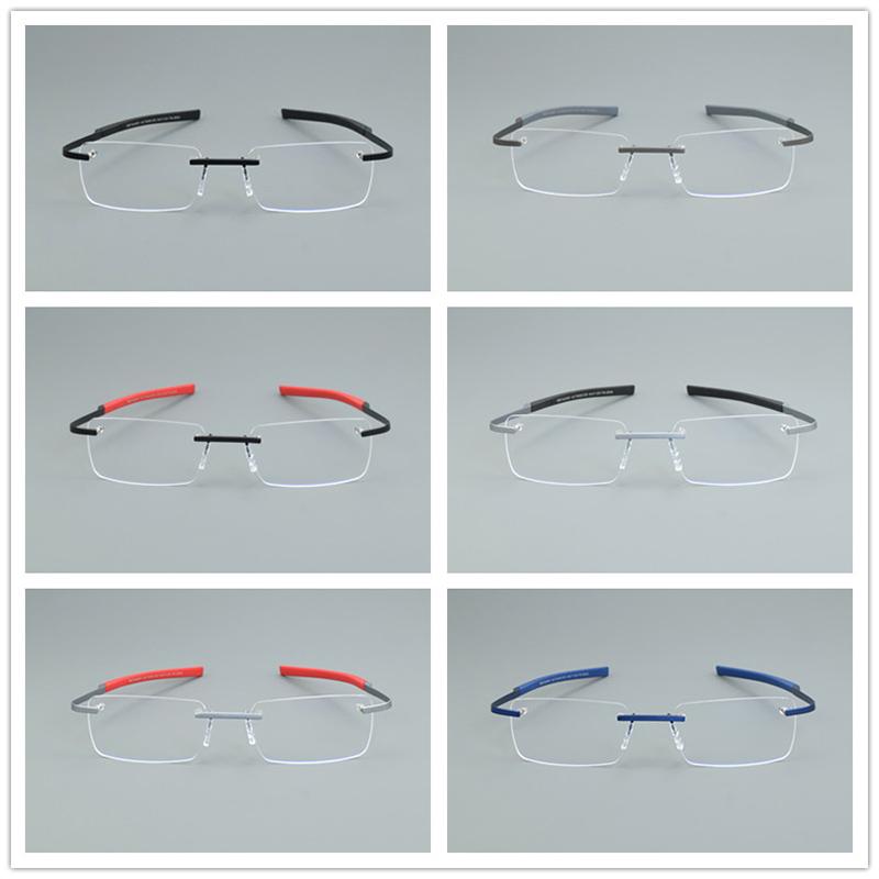 TAG Hezekiah Optical Glasses Frames Men Frameless Eyewear TR90 Eyeglasses Frame 0342 Square Myopia Retro Spectacle Women Reading