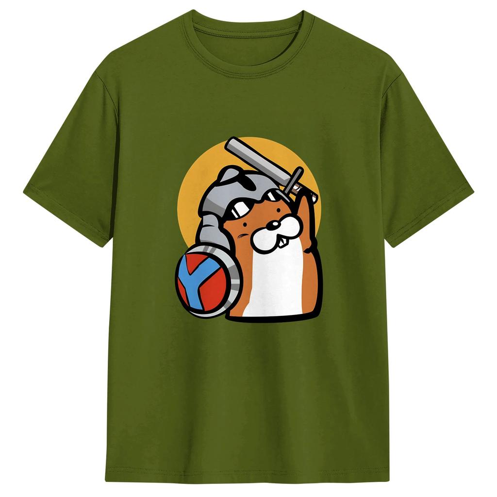 Cute Hamster Meme Tshirt Summer Hip Hop T Shirts Unisex 100 Cotton O Neck 4xl 5xl 6xl Top Tees Short Sleeve Vintage Tshirt