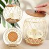 Coffee Pod Basket Holder Metal Coffee Pod Organizer with Dust Cover Hollow Design Large Capacity Kitchen Storage Basket