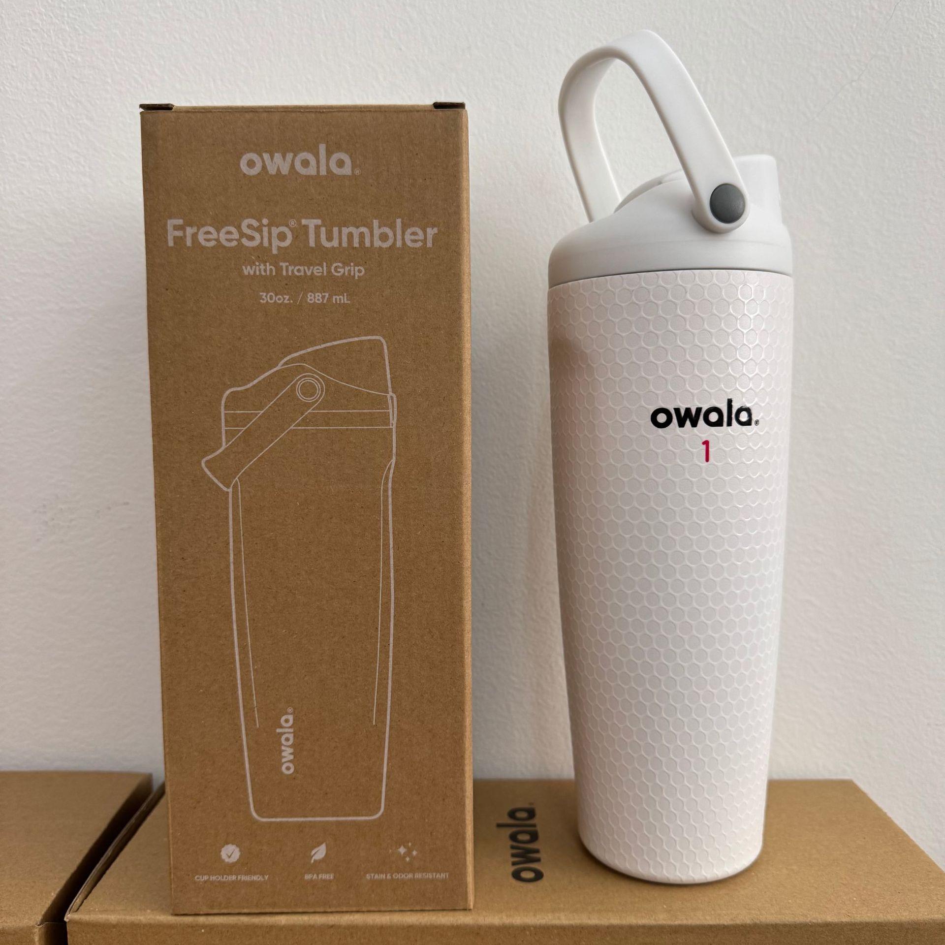 Owala same 30oz portable thermos cup 304 stainless steel simple double drinking straw car cup 30oz