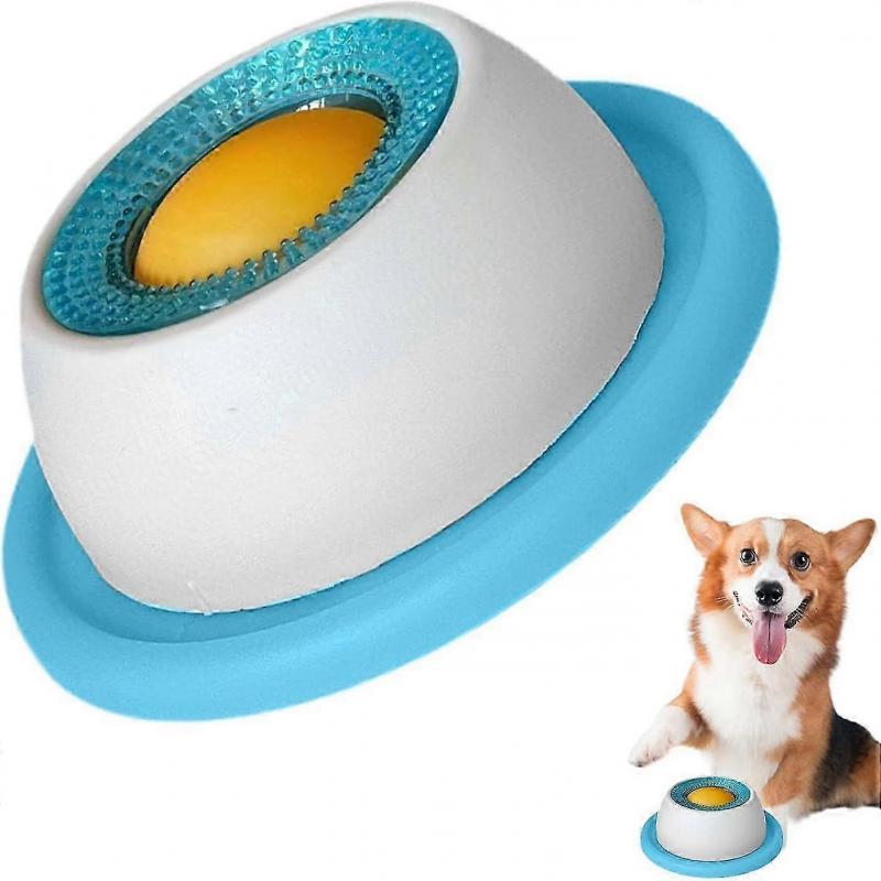 Dog Licking Toy - Slow Feeder Treat Dispenser for Puppy Training, Enrichment with Food Dispenser, Food Crate Accessory