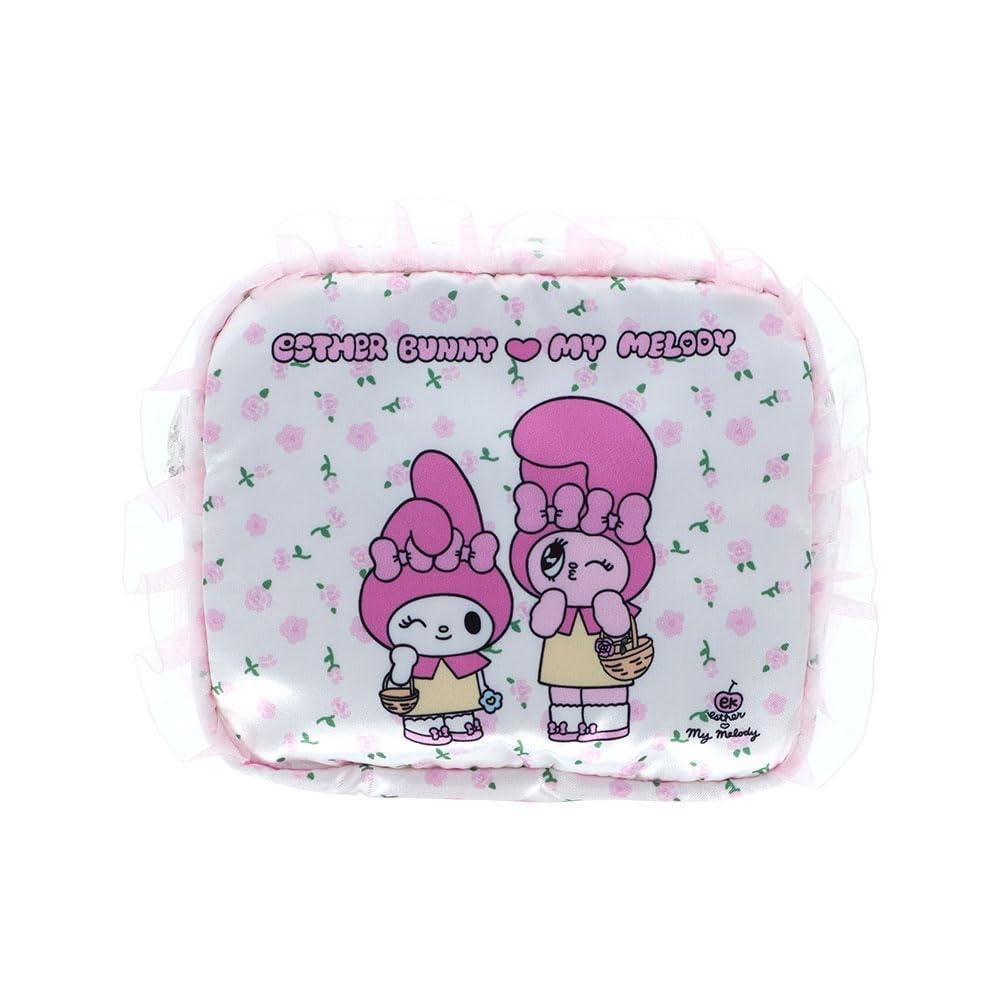 Sun-Star Stationery Esther Bunny My Melody Sanrio Characters Goods Pouch Frill White S2339862