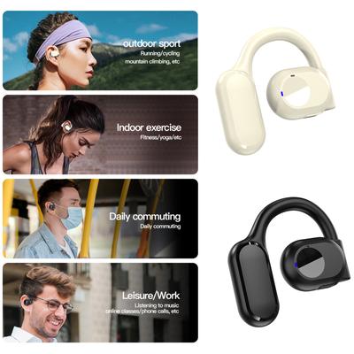 Fones de Ouvido Abertos Ows Pendurados 5.0 Fones de Ouvido Compatíveis com Bluetooth Fones de Ouvido Pendurados com Cancelamento de Ruído Ativo com Microfone