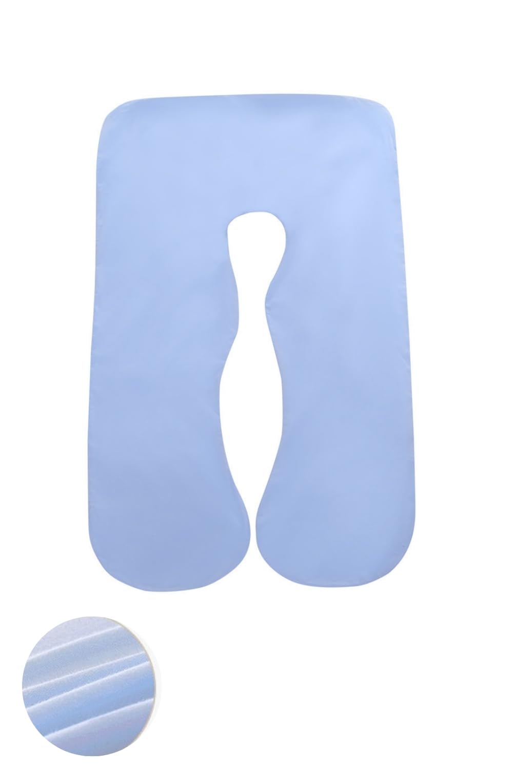 

Удобная наволочка для подушки для тела для беременных и после родов, размер, можно стирать под давлением (Только обложка) Беременность, Кормление грудью, Использование, Облегчение, U-образный, (Синяя обложка, 110)