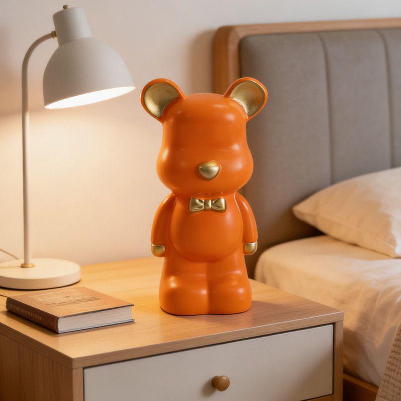 Luxury Large Capacity Bear Piggy Bank for Kids - Decorative Living Room Ornament