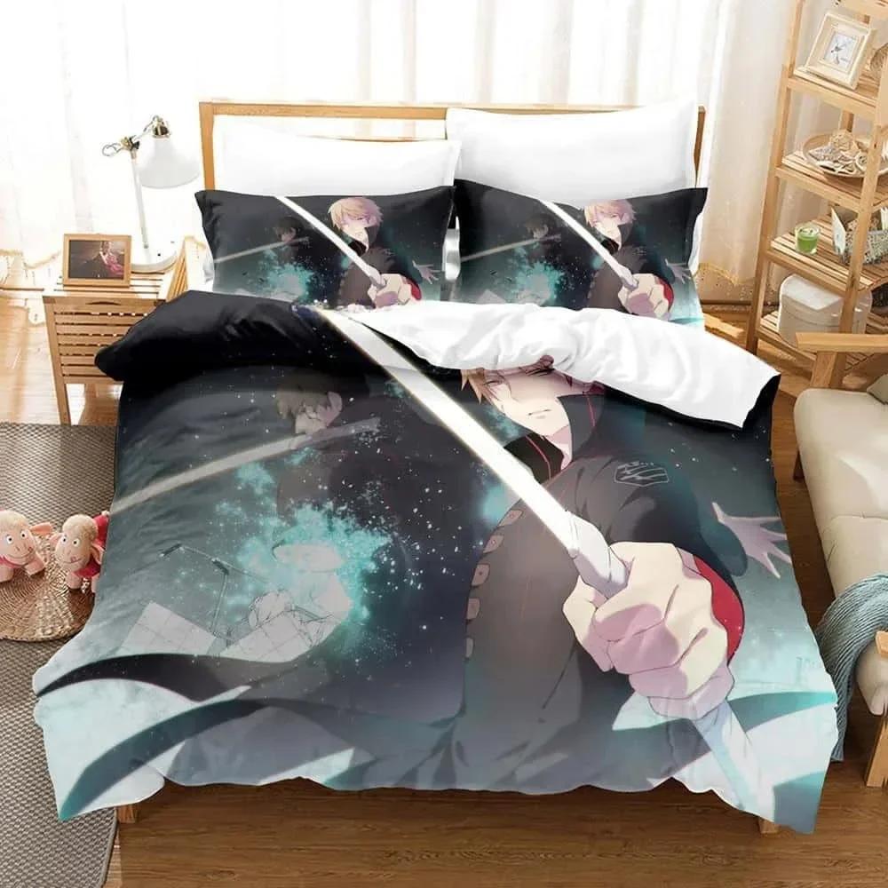 3D Anime World Trigger Bedding Set Printed With Pillowcase Bed Duvet Cover Soft Single Double Queen Super King Size Home Textile