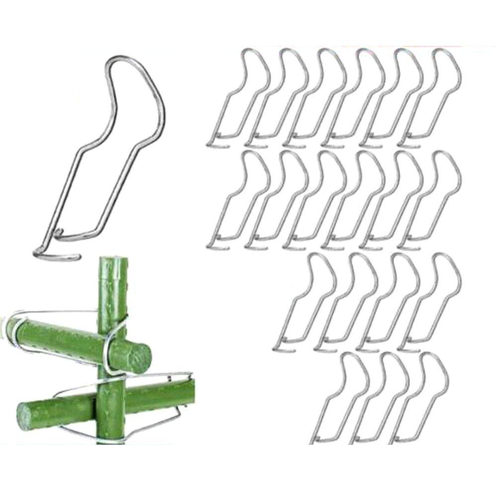 15/20pcs Fixed Buckle Grafting Stakes Connector Plant Cages Connector  For Vegetable Garden