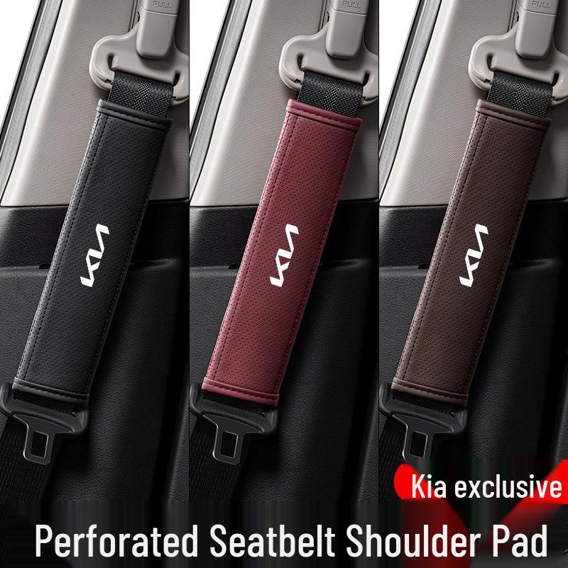 Kia Car Seat Belt Shoulder Pad for K2, Cerato, K3, Sportage, K5, Forte, K4 - Interior Decoration.