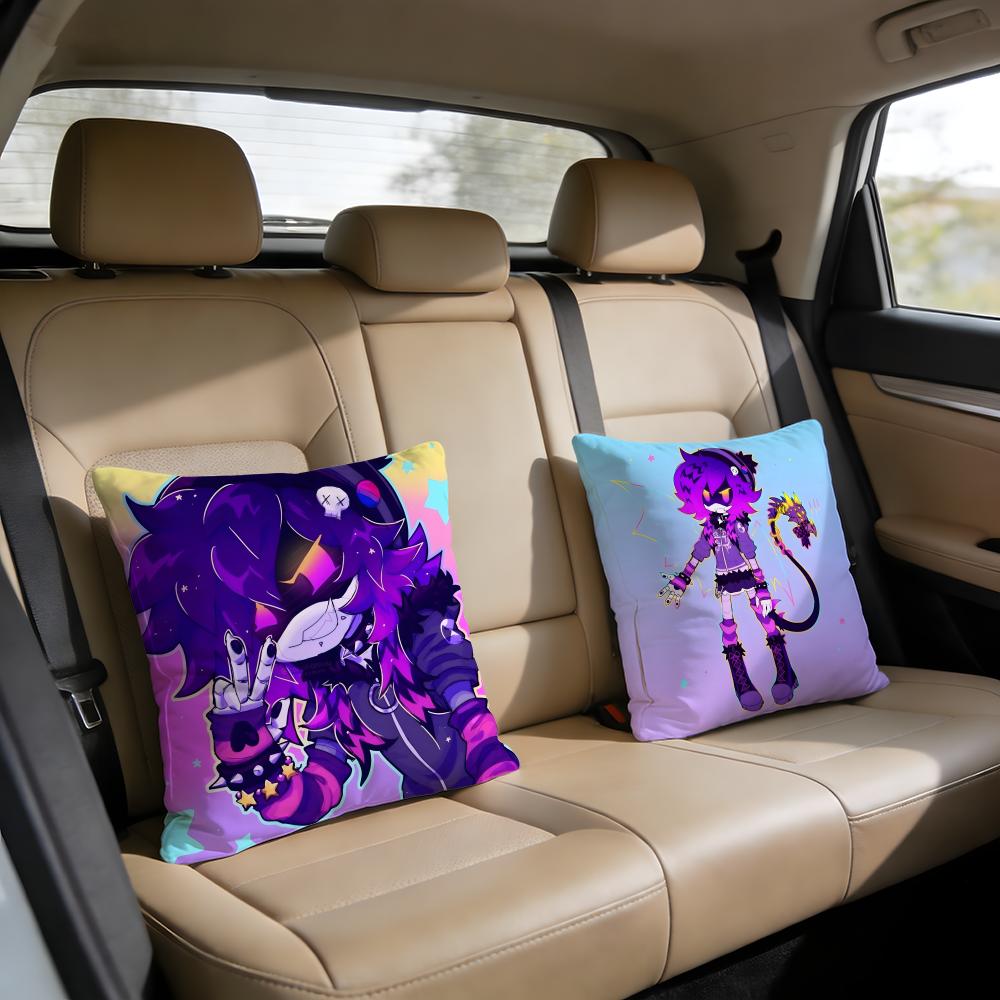 Anime MMurder Drones Cushion Cover Short plush pillowcase for bed sofa carwashable