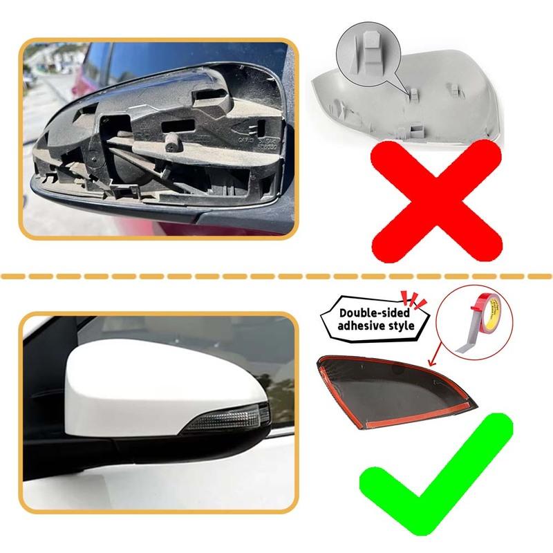 For Mitsubishi Lancer X10 EX EVO 2008 2009 2010 2011 2012 2013 2014 2015 2016 Door Mirror Cover Car Upgrade Decoration Stickers