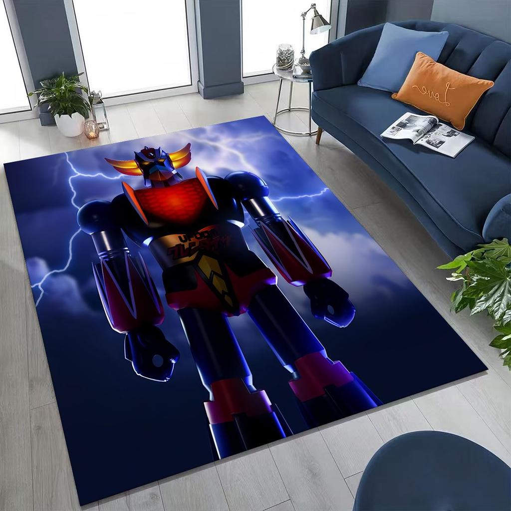 2026 New UFO Robot Grendizer U Cartoon Rug for Bedroom Living Room Sofa Home Doormat Decor,Large Kids Play Non-slip Floor Mat
