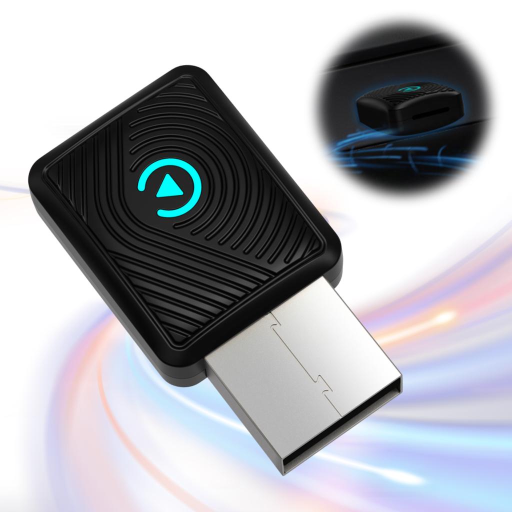 BT 5.3 2-in-1 Wireless CarPlay Android Auto Adapter Converts Wired To Wireless Wireless CarPlay Adapter for Universal phone