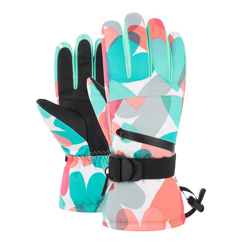 Winter Outdoor Waterproof Ski & Cycling Gloves with Fleece Lining