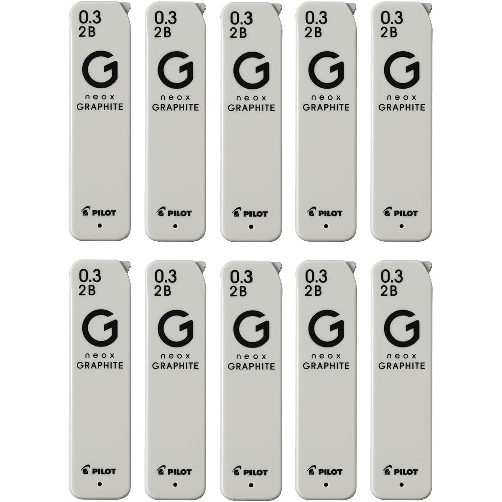 PILOT Sharp Refill Neox Graphite 0.3mm 2B 10pcs 10HRFG032B