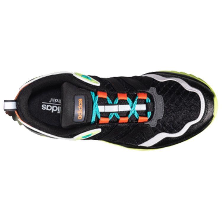Adidas Neo 20-20 FX Versatile PU Wear-Resistant Breathable Low-Top Marathon Running Shoes Men sneaker Black Yellow EH2216
